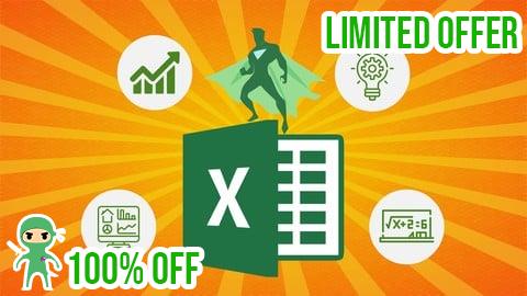 Free Coupon Zero to Hero in Microsoft Excel: Complete Excel guide 2025