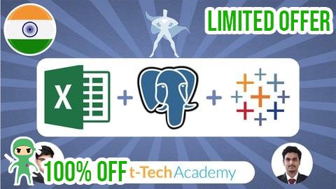 Free Coupon हिंदी में Become a Data Analyst: Excel, SQL & Tableau